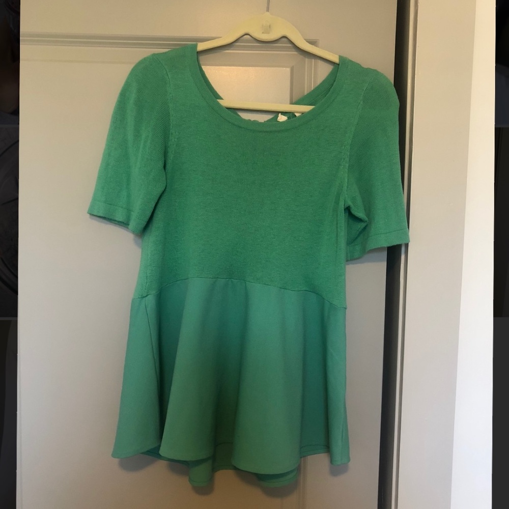 Anthropolgie Teal Shirt